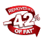 REMOVES UP TO 42% FAT