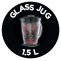 Glass Jug 1.5L