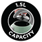 1.5L Capacity 