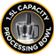 1.5L Capacity Processing Bowl