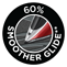 60% Smoother Glide
