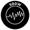500W
