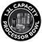 1.2L Capacity processor bowl