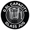0.8L Capacity glass jug