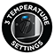 3 Temperature settings