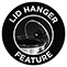 Lid hanging feature