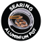 Searing aluminium pot