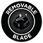 Removable blade
