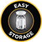 Easy storage 