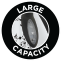 Large capacity 