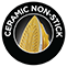 Ceramic non-stick soleplate 