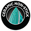 Ceramic non-stick soleplate 
