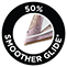 50% Smoother Glide