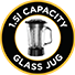 1.5L Capacity Glass Jug