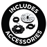Includes Accessories