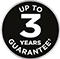 Up to 3 Years Guarantee