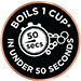 Boils 1 Cup in 50 Seconds**