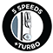 5 Speeds + Turbo