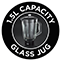 1.5l Capacity Glass Jug