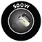 500W