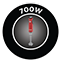 700W