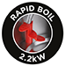Rapid boil 2.2kw